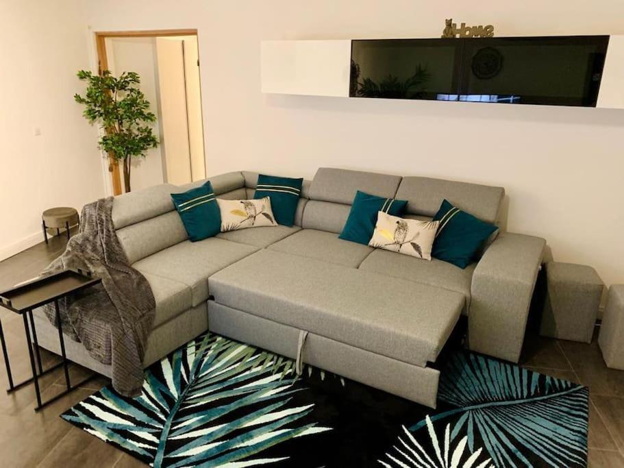 Grand Appartement 2 Chambres 5 Pers Max, Vue Panoramique Avec Parking Mulhouse Ngoại thất bức ảnh