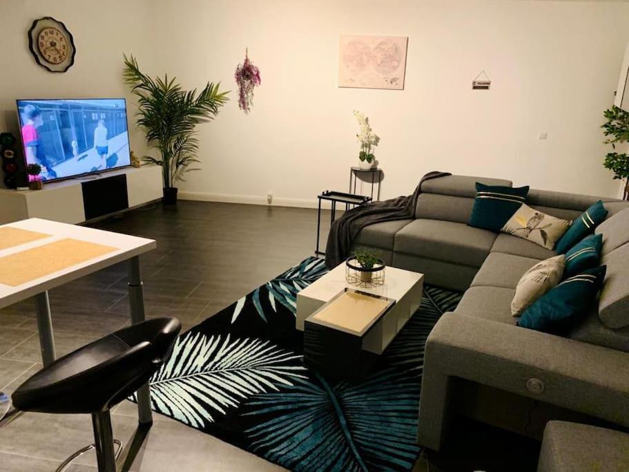 Grand Appartement 2 Chambres 5 Pers Max, Vue Panoramique Avec Parking Mulhouse Ngoại thất bức ảnh